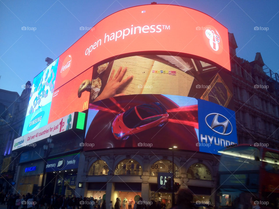 advertising london united kingdom lights by badpseudonym