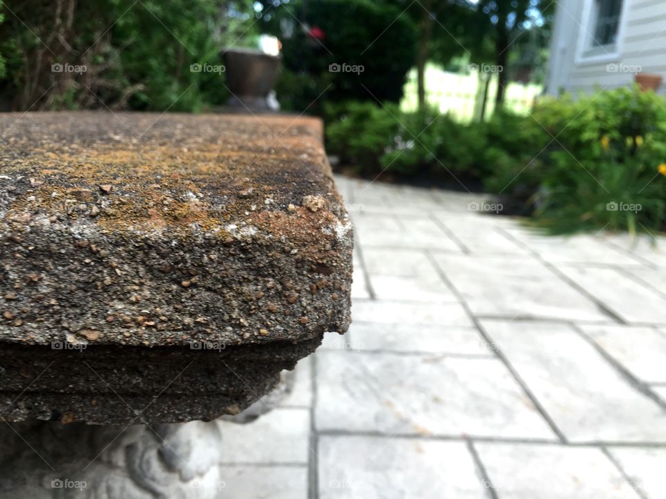 Courtyard Bench. Garden bench