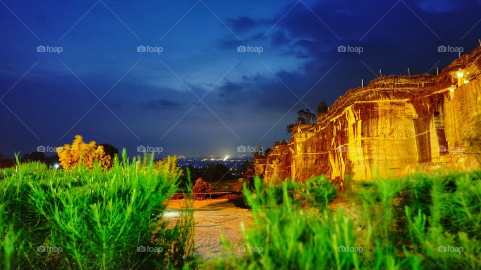 brecci cliff in yogyakarta indonesia