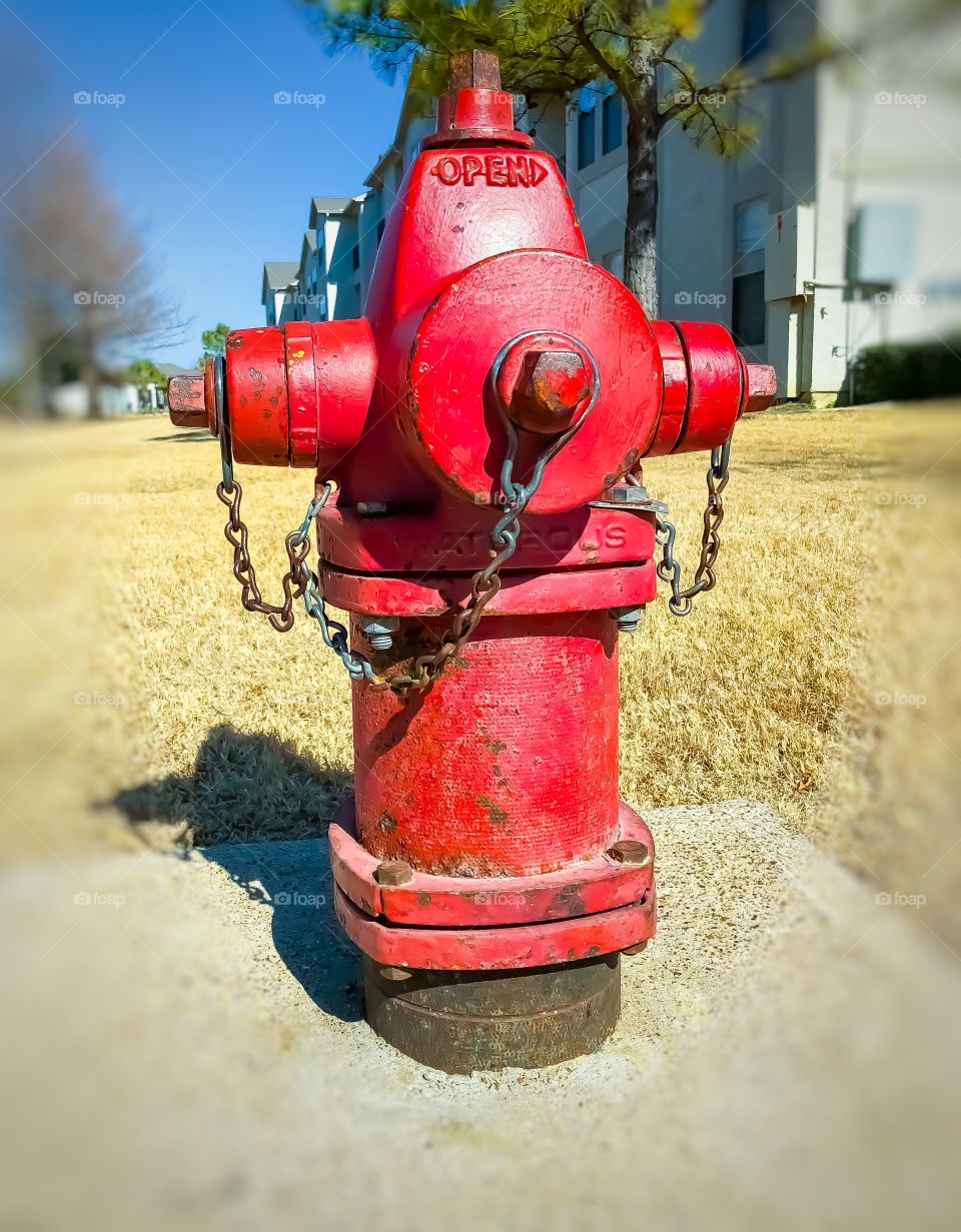 Fire Hydrant my be small but this little red thing protects so many lives. 