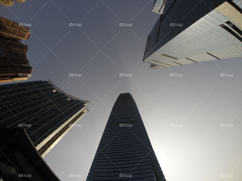 Big Buildings . Hong Kong