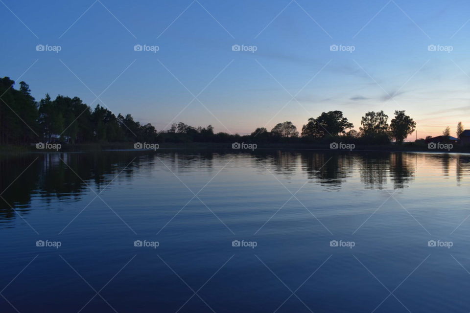 evening lake