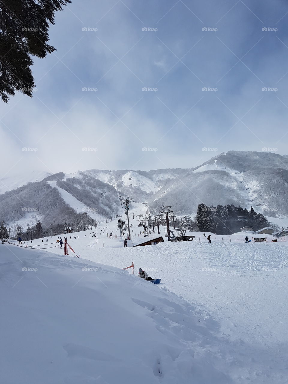 Skiing in Hakuba Japan