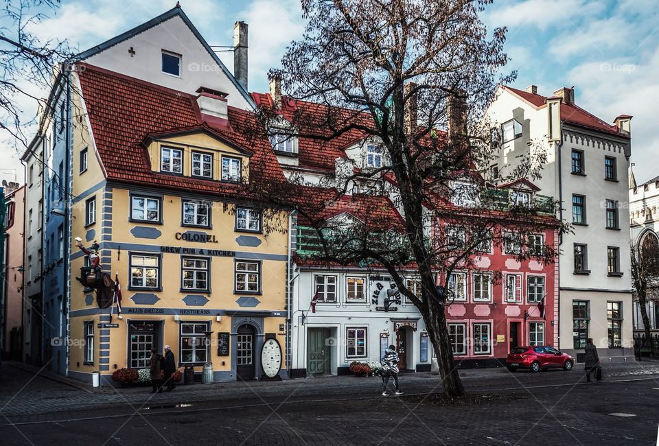 Architecture of old Riga
