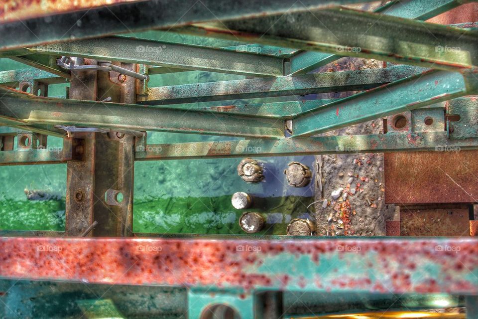 Country bridge over pretty waters