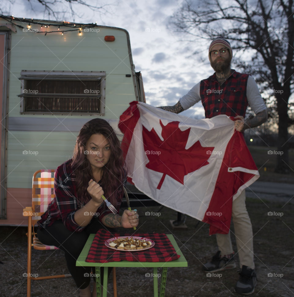 Canadians and Poutine