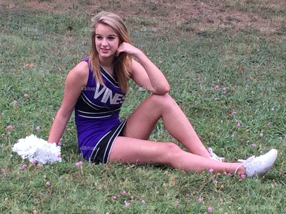 Cheerleader at Vines High School!