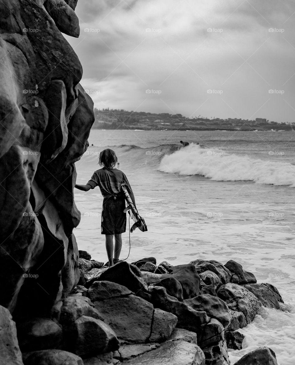 Hawaii black and white session