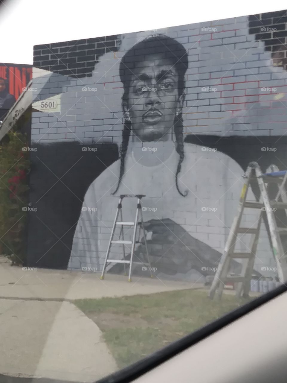 Mural of the late Nipsey Hussle