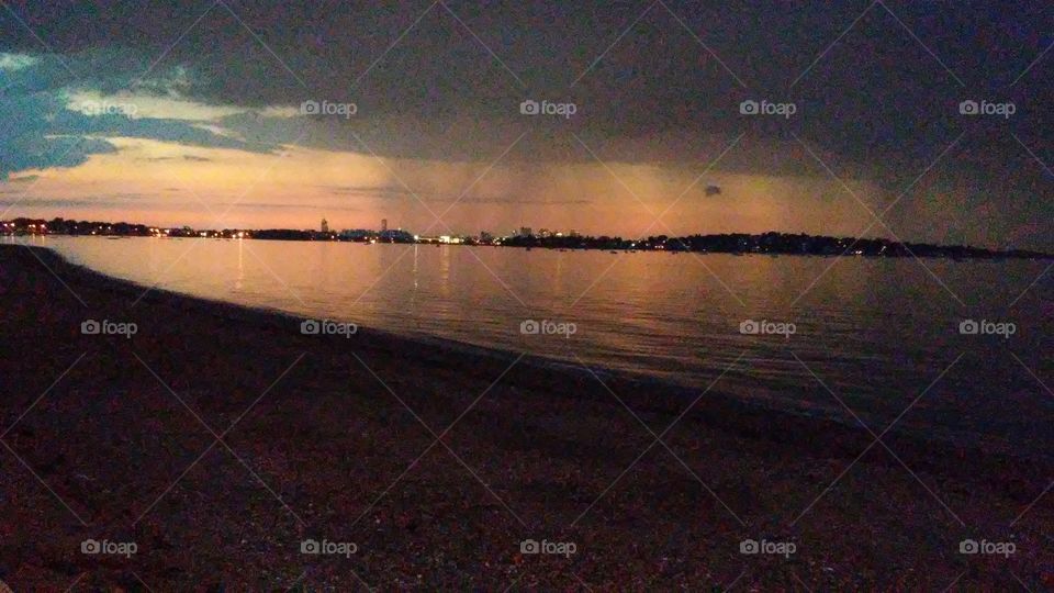 Water, Sunset, Beach, Landscape, Dawn