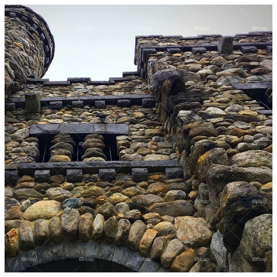 Stone Castle medieval time period and still standing tall intact and still can go inside!!! Hidden gem can be found in Massachusetts.