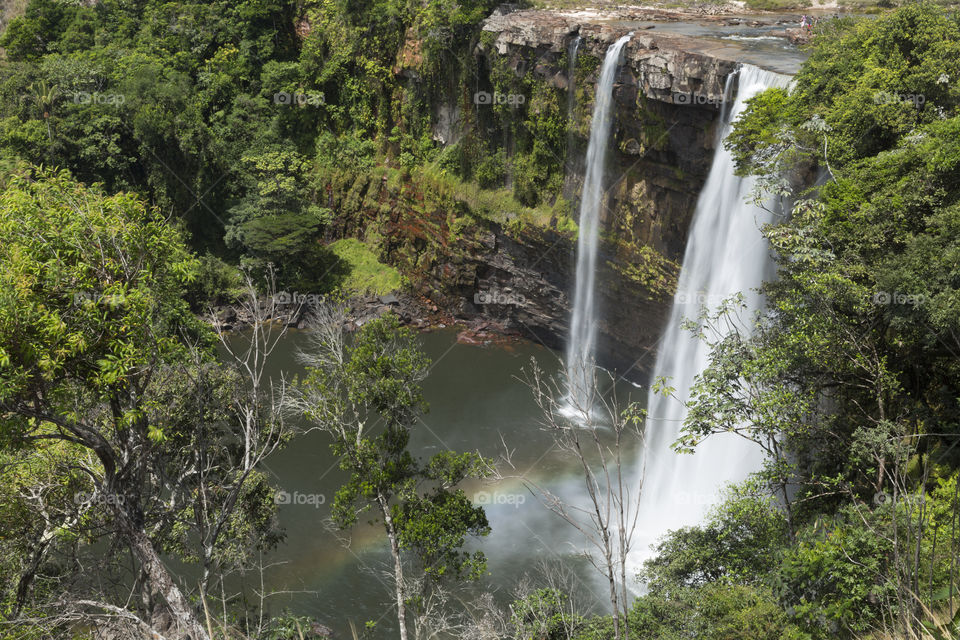 Kama Meru Falls, Gran Sabana in Venezuela.