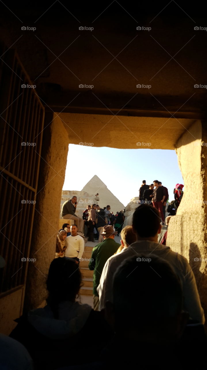 Heading to see the pyramids