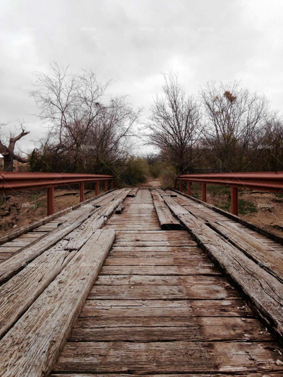 Old abandoned bridge. This is an old abandoned bridge in Cleburne, Texas. 