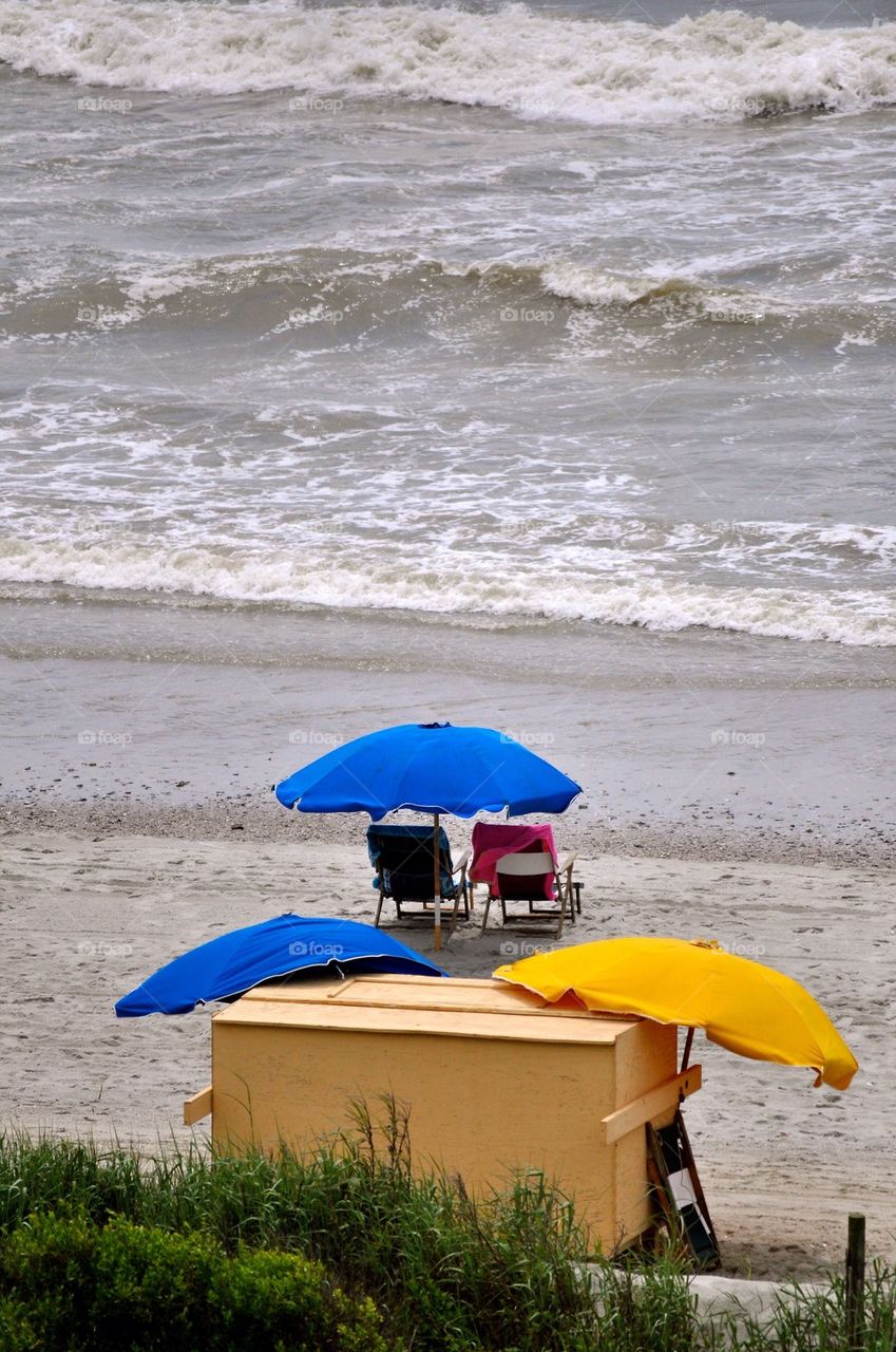 Beach chairs