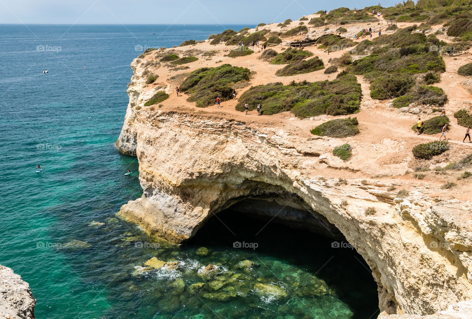 Caves at Benagil, Algarve, Portugal