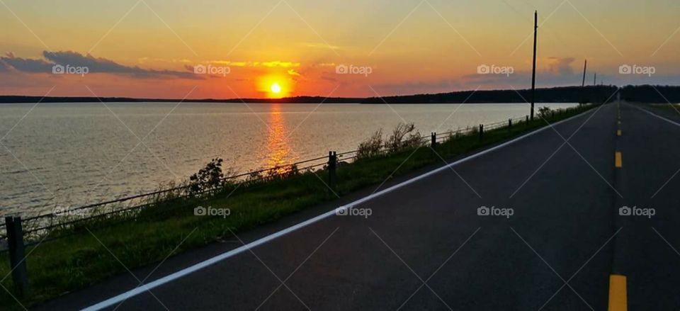 Lake Sunset -- NE Oklahoma