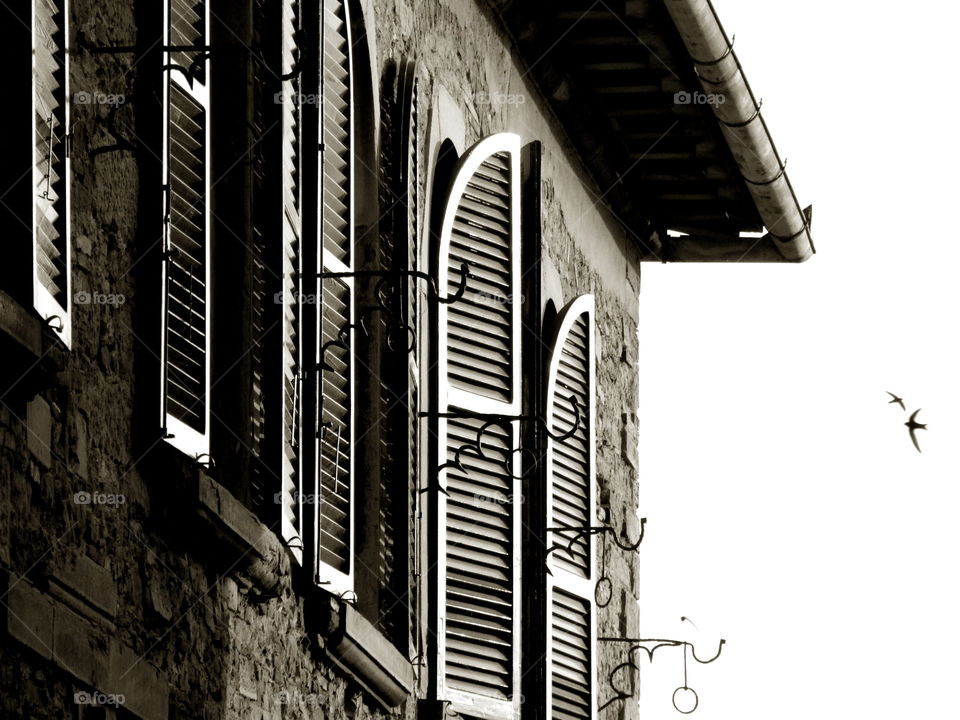 Beautiful Italian Windows and shutters