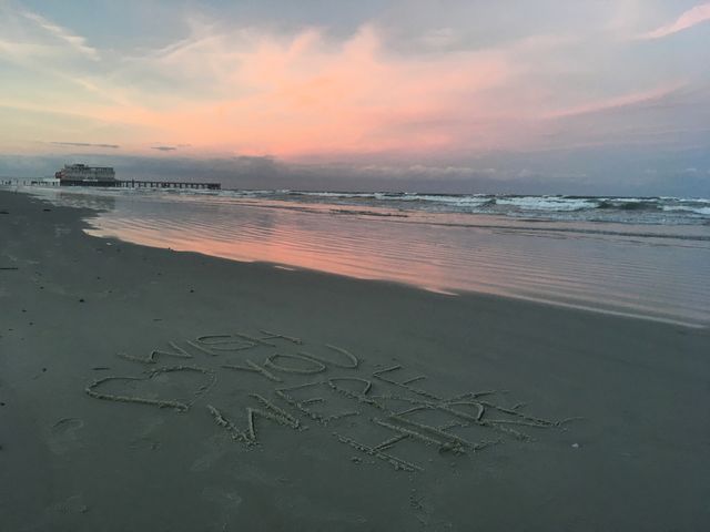 Visited Daytona beach for the first time, wrote this to my loved ones back home. 
