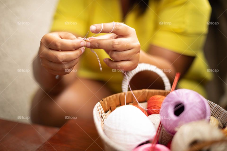 Crocheting