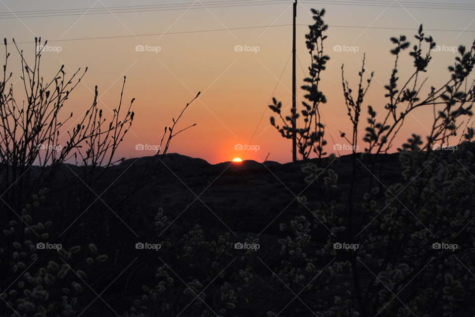 sky sol sunset solnedgång by micke71xxx