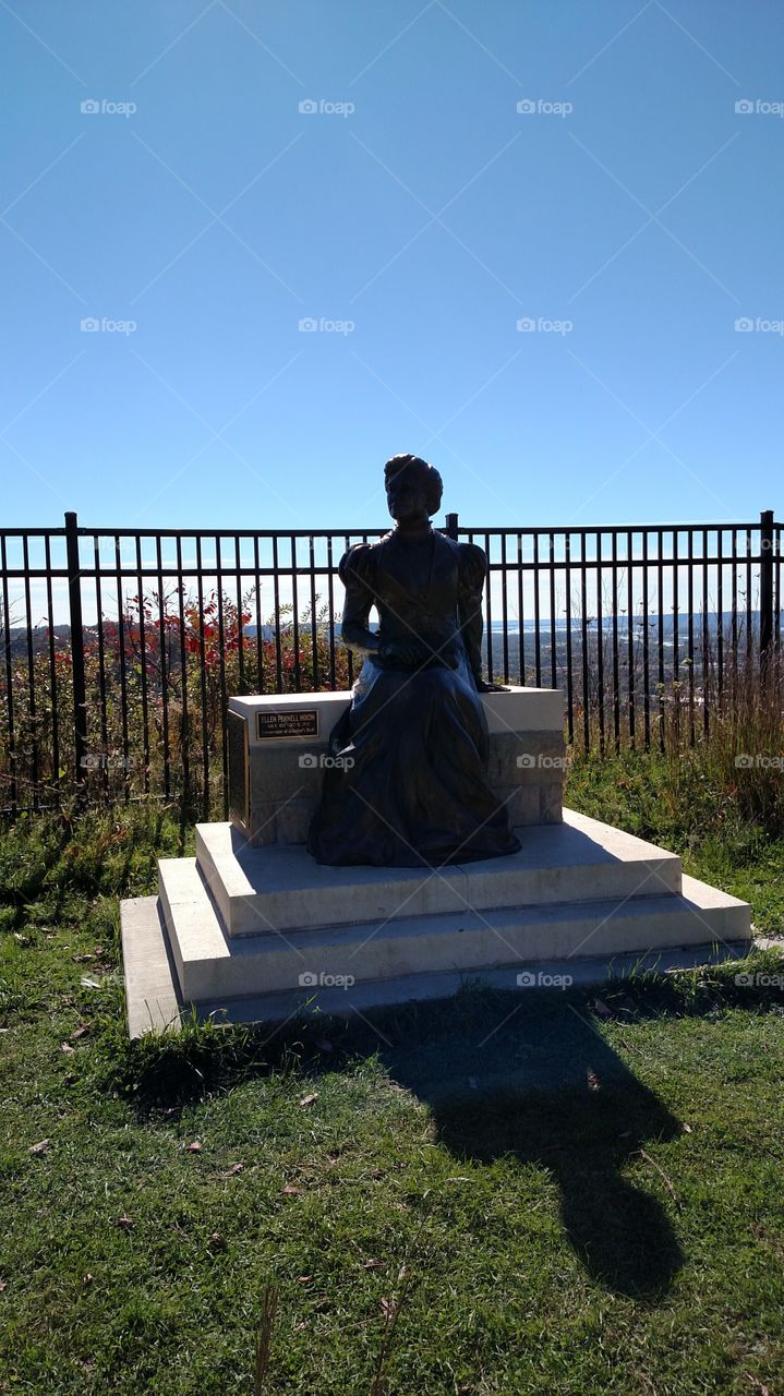 Ellen Hixon Statue, Grandad Bluff, LaCrosse, WI