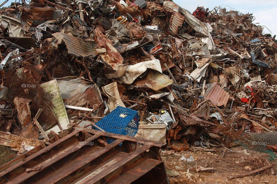 scrap metal recycling (junk yard)
