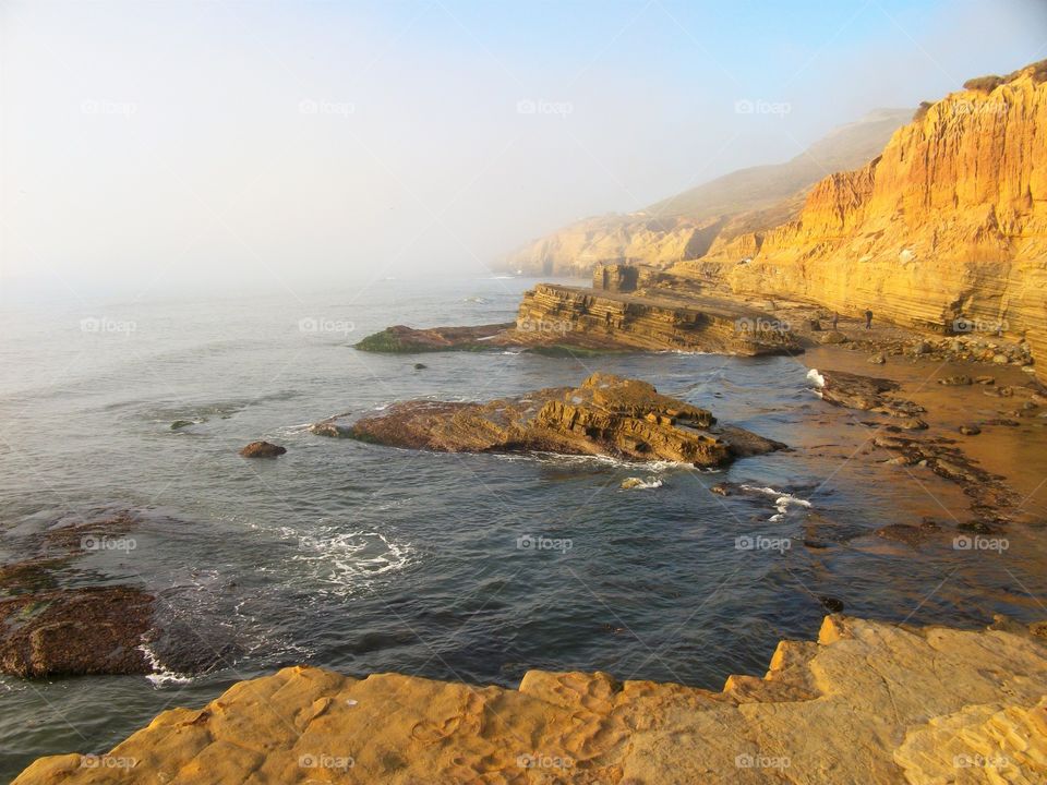 Yellow cliffs near San Diego 