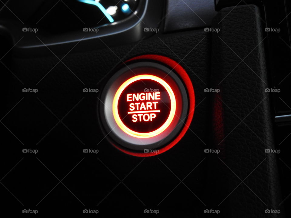 Honda Accord start engine button