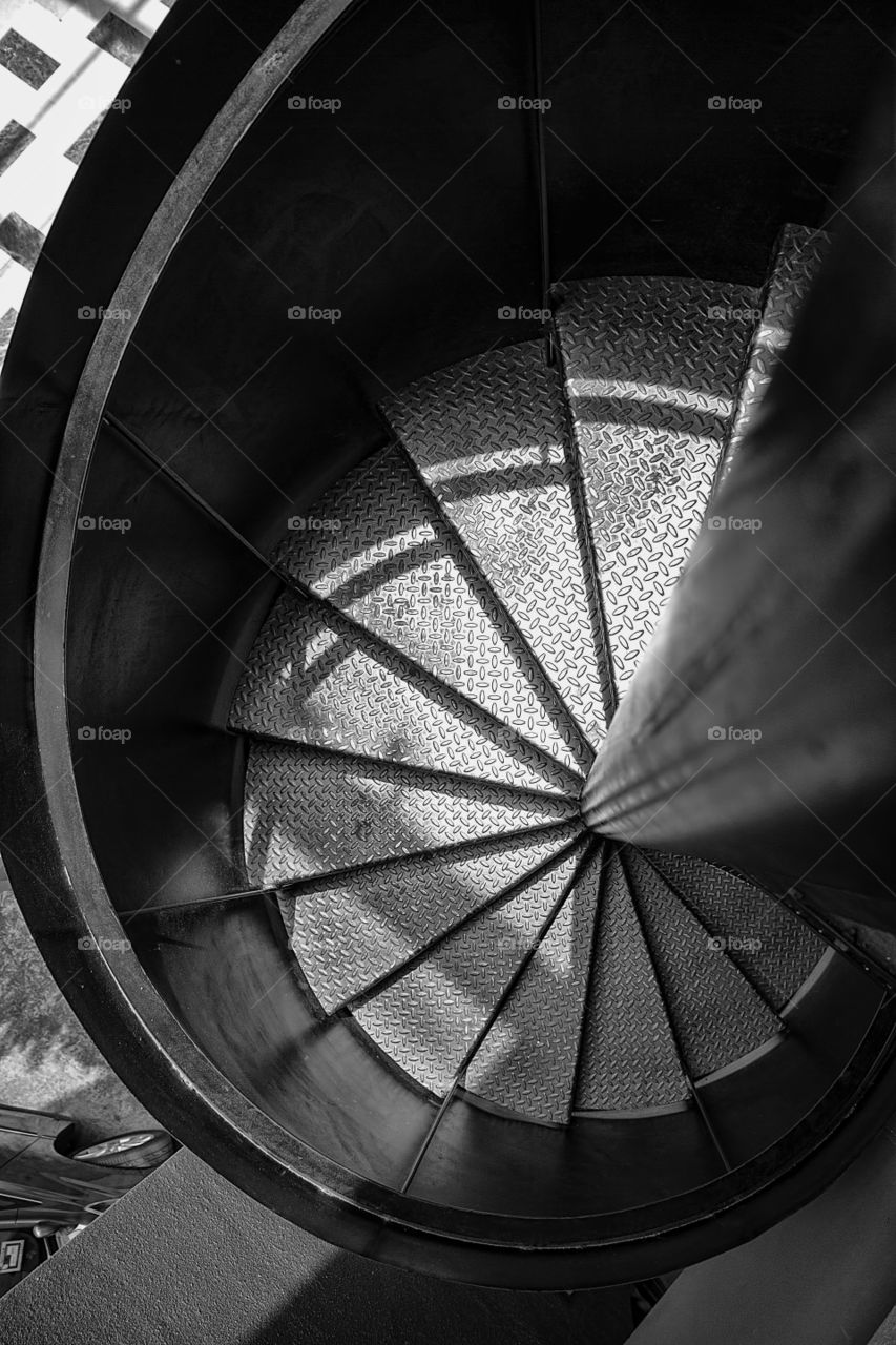 Shadow in staircase