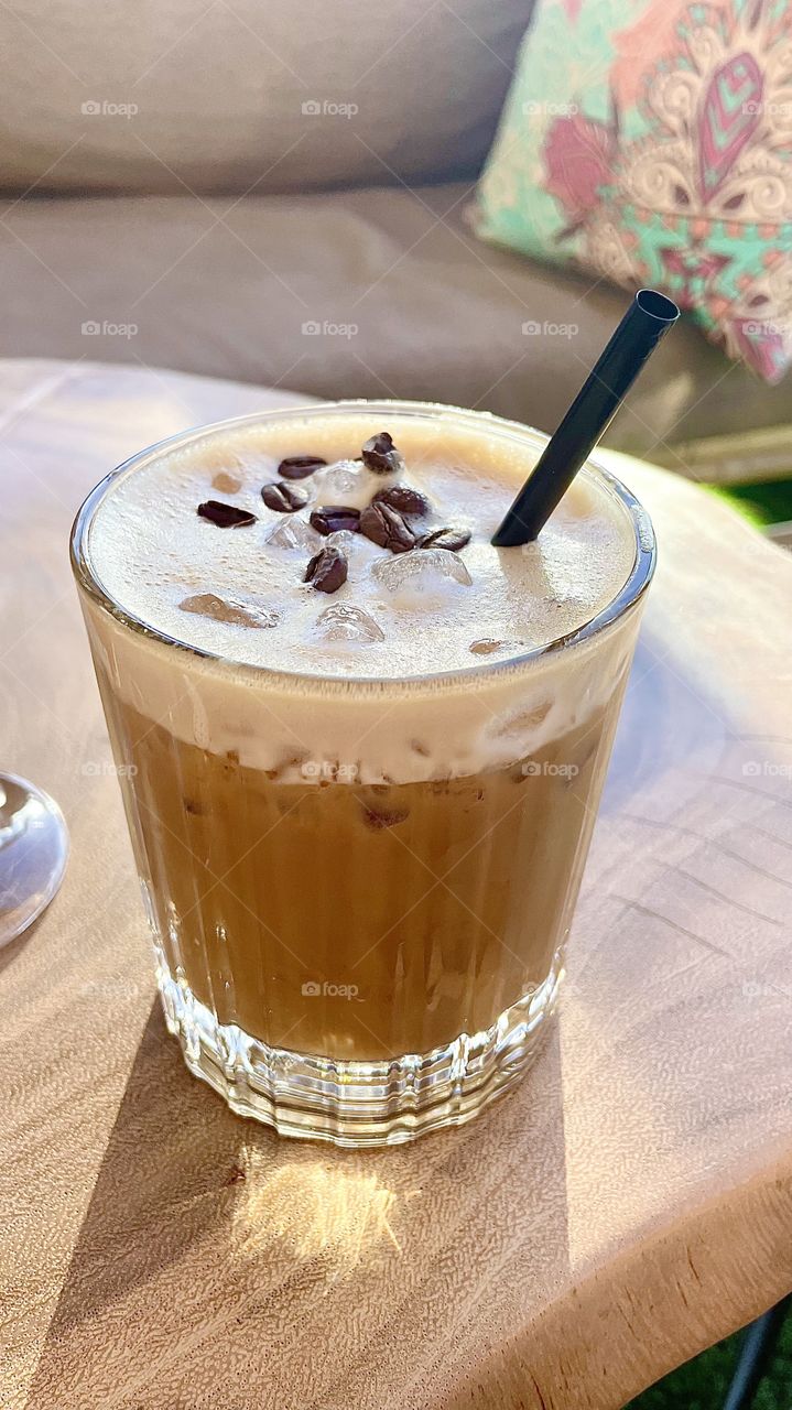 White Coffee with foam