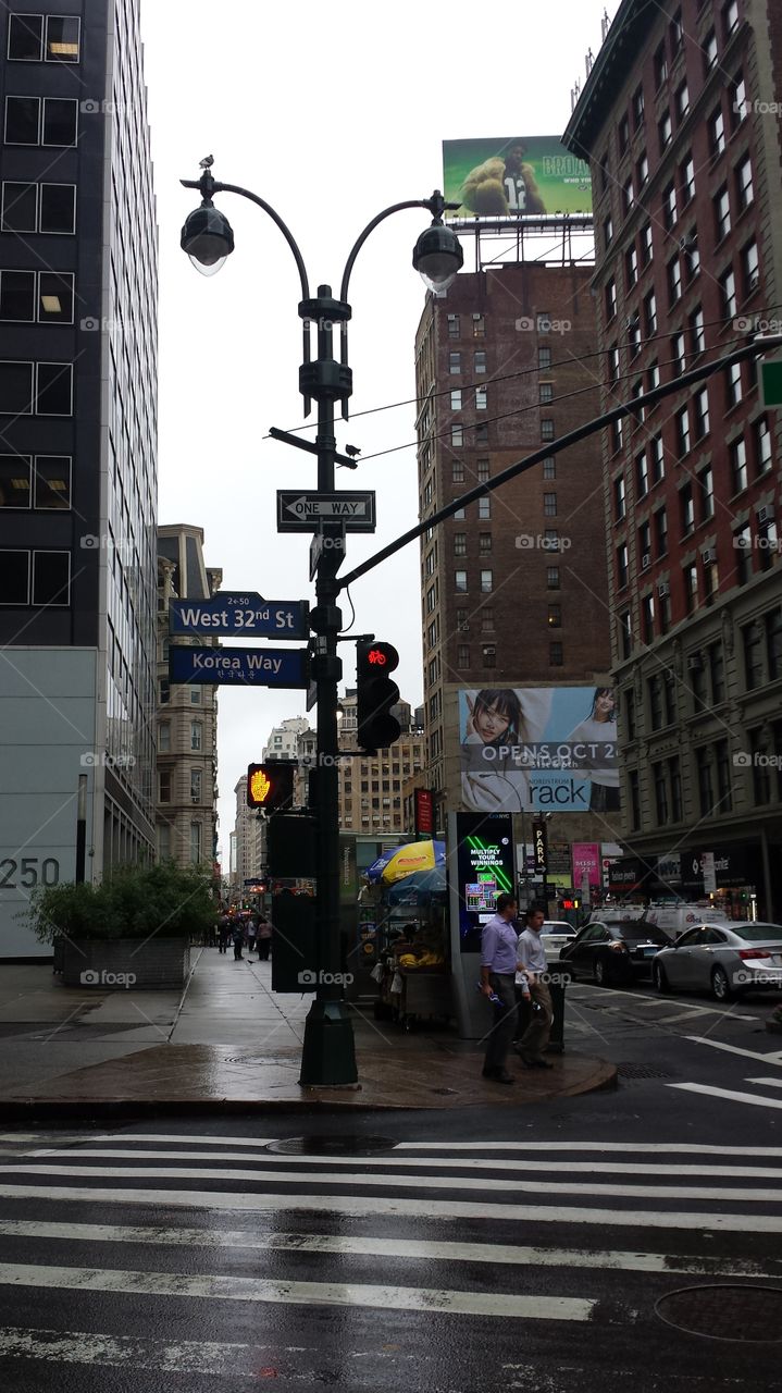 Autumn Rain Reflection