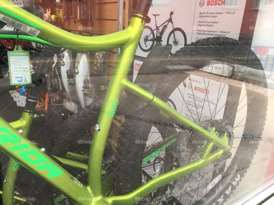 Get a bike that you can been seen on at night, here is an eye catching one.