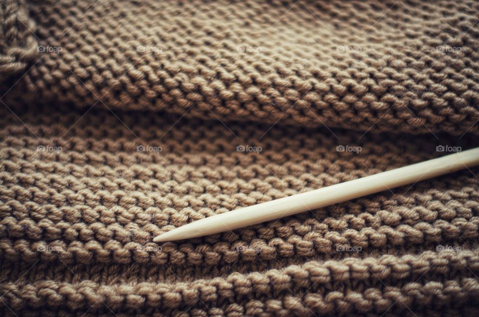 Getting ready for cold autumn days. Warm clothes for frosty days. Winter is just around the corner.