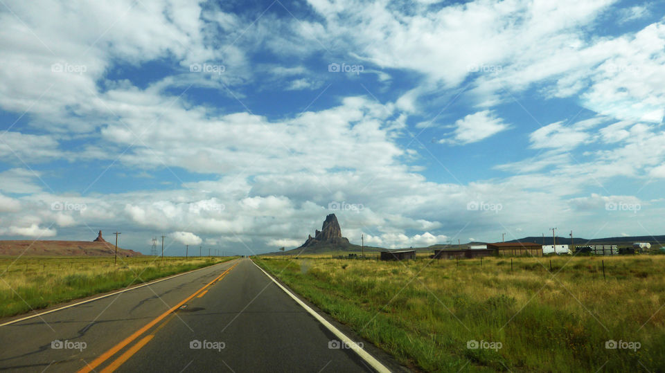 Road & Roadside near Monument valley

