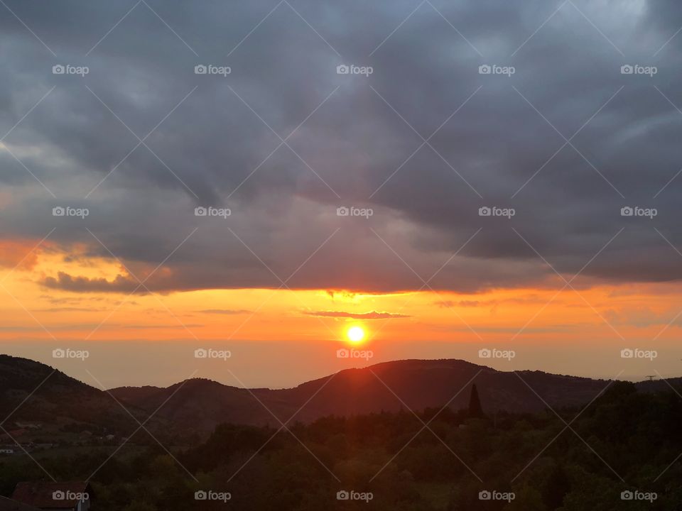 Sunrise mountain 