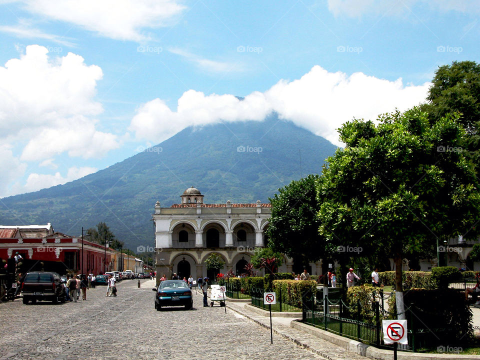 volcano antigua antigua guatemala by jpt4u