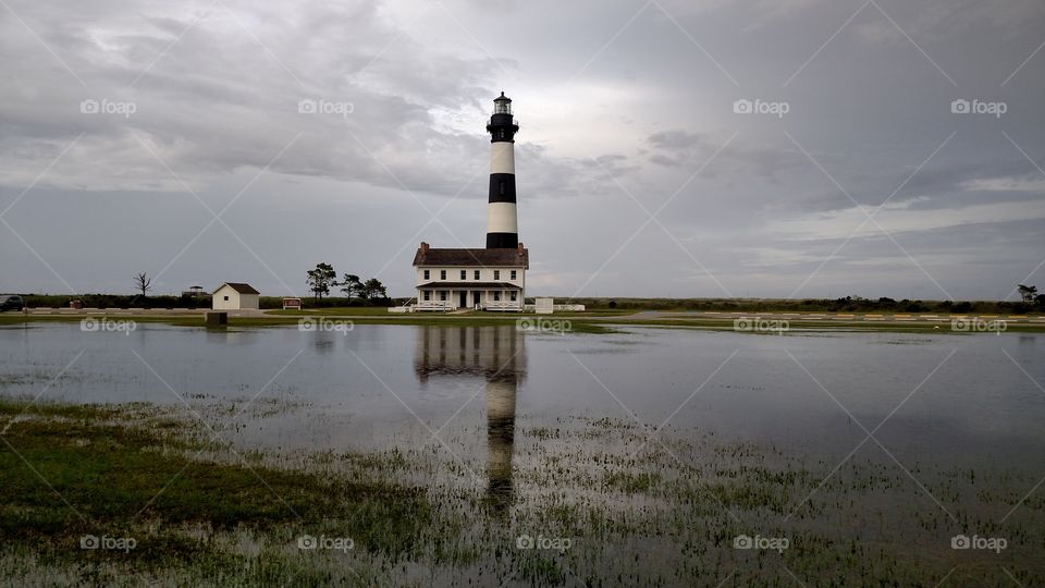 Reflection at Bodie Lighthouse