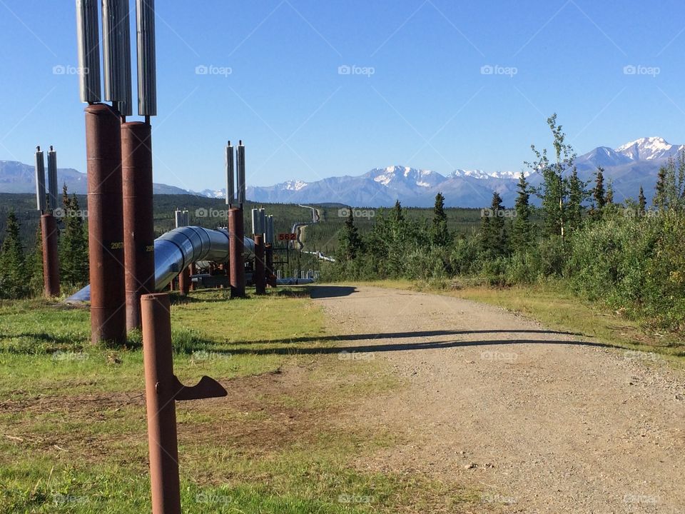Alaskan oil pipeline
