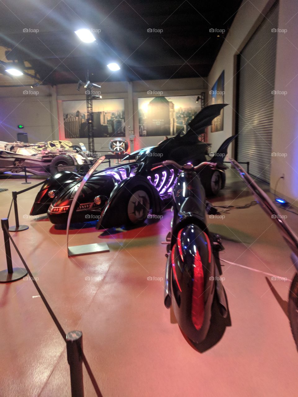Batmobile and bike