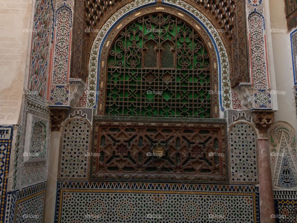 The art of traditional decoration in Morocco