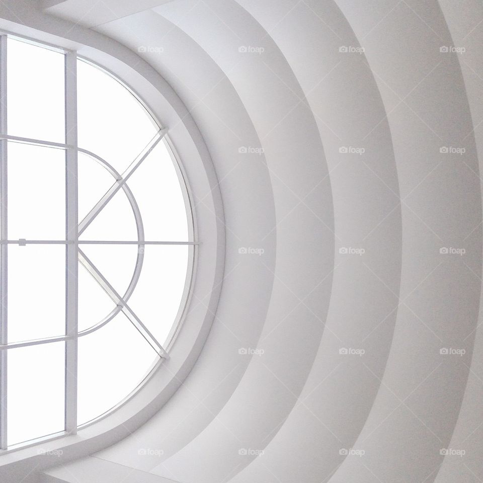 Low angle view of window at home