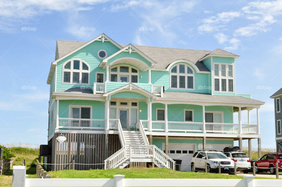 vacation home. Gorgeous and huge vacation home at Cape Hatteras in the Outer Banks of North Carolina