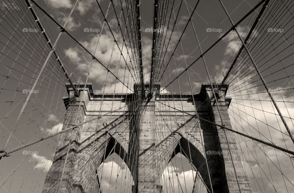 walkabout at the Brooklyn Bridge in New York City