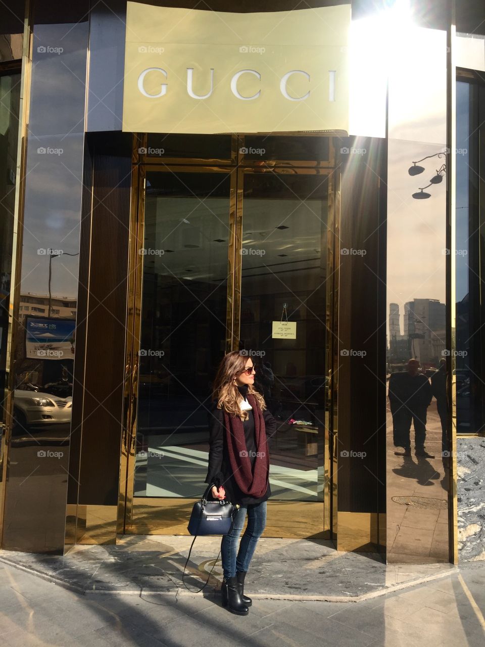 Portrait of young woman