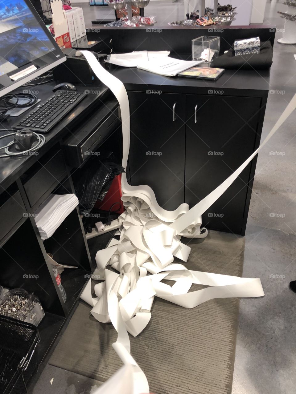 Receipt printer malfunction 