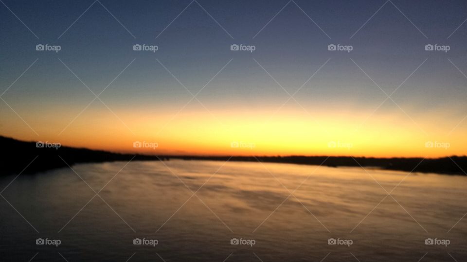 Mississippi River Sunset