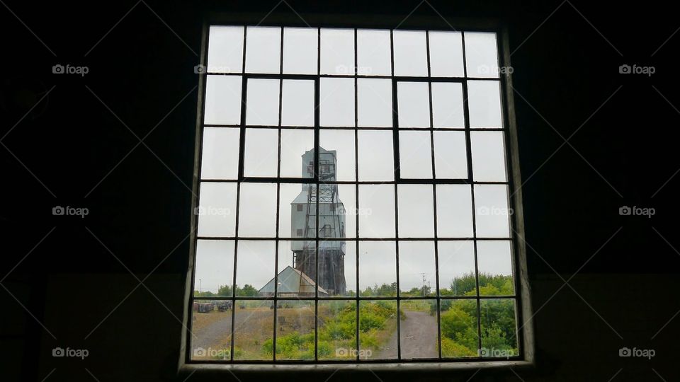 Quincy Mine Shaft. from the Hoist House. Aug 2014. Quincy, MI