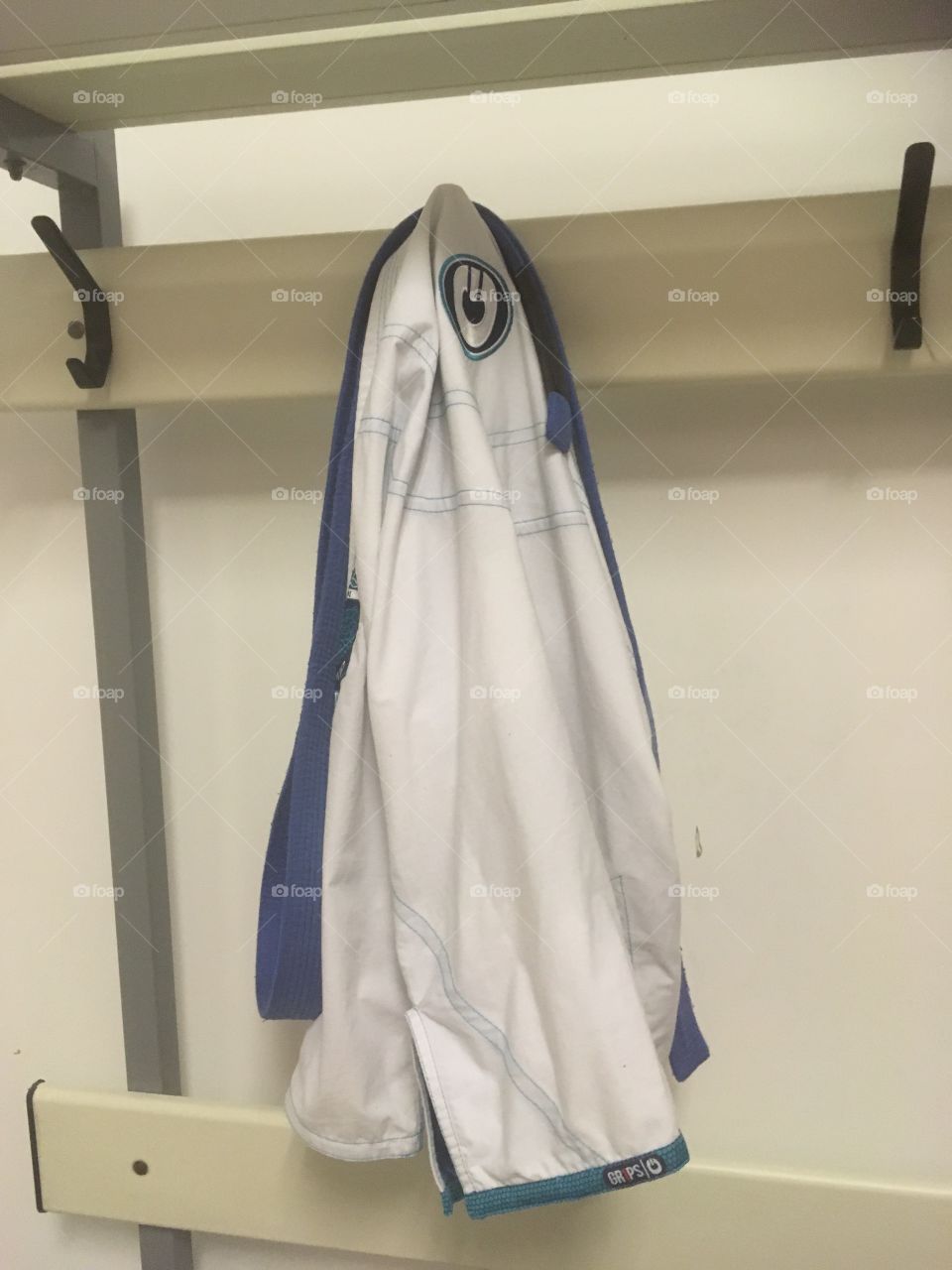 Gi hanging in changing room