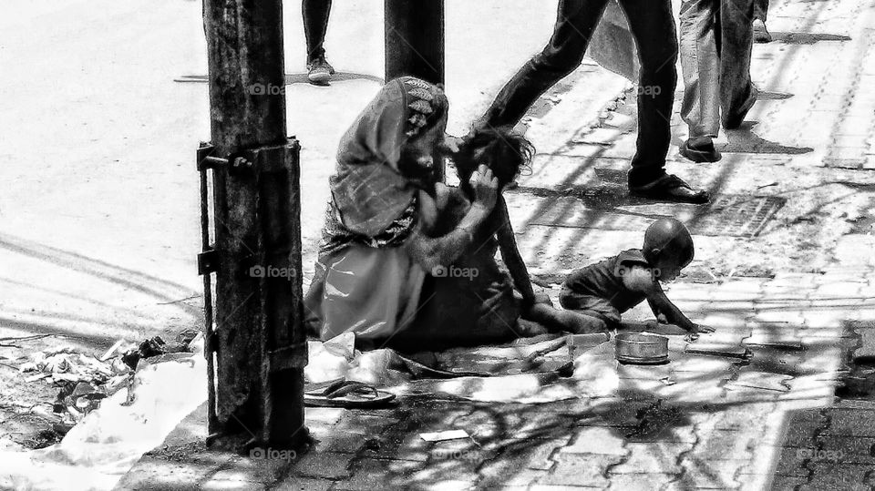 Some people displaying daily why we should stop complaining about  our little kicks in the guts...